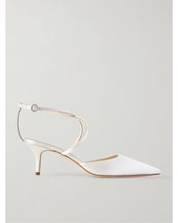 Aeyde - Salome Satin Pumps - Lyst