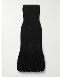 Gabriela Hearst - Corus Trägerloses Midikleid Aus Einer Kaschmir-Seidenmischung Mit Fransen - Lyst