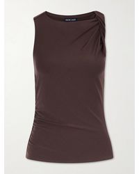 Veronica Beard - Otessa Twisted Lyocell-Blend Jersey Top - Lyst