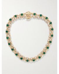 Roxanne Assoulin - The Jeweled Link Set Of Two-Tone Crystal Necklaces - Lyst