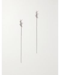 Saint Laurent - Opyum-Tone Earrings - Lyst