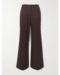 Frankie Shop - Lyra Twill Flared Pants - Lyst
