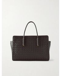 Bottega Veneta - Barbara Intrecciato Leather Shoulder Bag - Lyst
