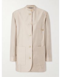 Our Legacy - Emporio Armani Pomposo Oversized Tencel Lyocell And Silk-Blend Coat - Lyst