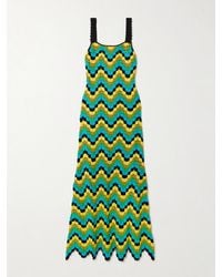 Escvdo - Marea Scalloped Crocheted Cotton Maxi Dress - Lyst