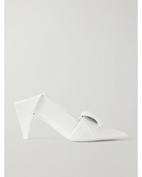 Loewe - Origami Leather Pumps - Lyst