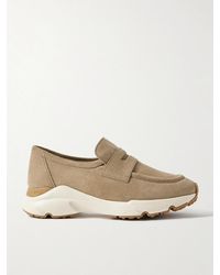 Tod's - Slip-Ons Aus Veloursleder - Lyst