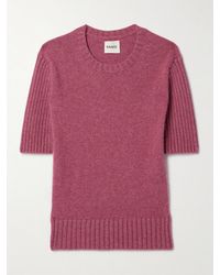 KHAITE - Mia Ribbed Cashmere Sweater - Lyst