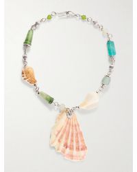 Tohum Design - Samsara Sterling And Seashell Beaded Necklace - Lyst