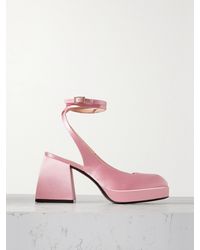 NODALETO - Bulla Suki Embellished Satin Platform Pumps - Lyst