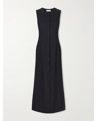 Veronica de Piante - Hana Split Silk Dress - Lyst