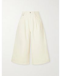 Agolde - 80's Gaucho Organic Cotton Shorts - Lyst