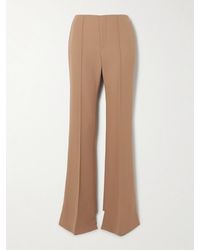 Chloé - Grain De Poudre Wool Flared Pants - Lyst