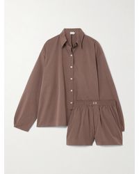 Deiji Studios - Day Organic Cotton Shirt And Shorts Set - Lyst