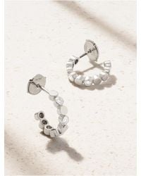 Messika - D-Vibes Mini 18-Karat Diamond Hoop Earrings - Lyst