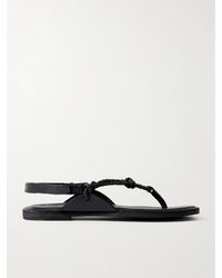 St. Agni - Woven Leather Sandals - Lyst