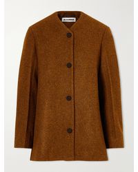 Jil Sander - Mélange Wool Jacket - Lyst