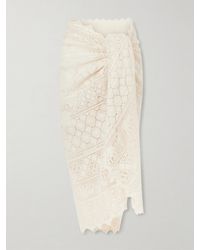 Zimmermann - Crocheted Cotton Pareo - Lyst