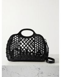 Chloé - Sac Porté Épaule En Caoutchouc À Finitions En Cuir Et À Clous Cage - Lyst