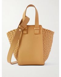 Loewe - Hammock Tote Aus Geflochtenem Leder - Lyst