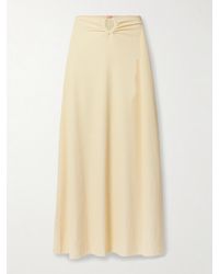 Johanna Ortiz - Keel Embellished Ribbed Stretch Recycled-Jersey Maxi Skirt - Lyst