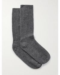 Lisa Yang - Zera Ribbed Cashmere Socks - Lyst