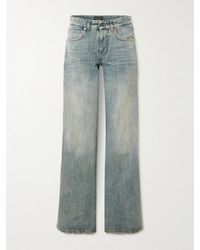 Balenciaga - Halbhohe Jeans Mit Weitem Bein - Lyst