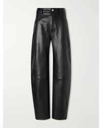 Arma - Leather Wide-Leg Pants - Lyst