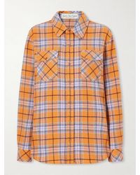 God's True Cashmere - Midnight Sun Checked Cashmere Shirt - Lyst