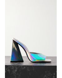 the attico devon patent leather mules