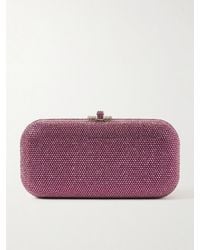 Judith Leiber - Long Slide Crystal-Embellished-Tone Clutch - Lyst