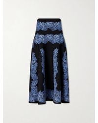 Ulla Johnson - Alessia Jacquard-Knit Midi Skirt - Lyst