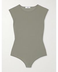 Agolde - Aura Stretch-Jersey Thong Bodysuit - Lyst