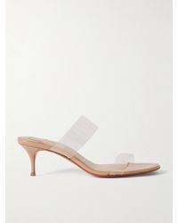 Christian Louboutin - Just Nothing 55 Pvc Mules - Lyst