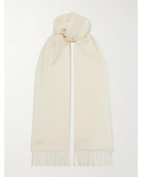 Johnstons of Elgin - Fringed Cashmere Scarf - Lyst