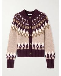 Veronica Beard - Christina Fair Isle Alpaca-Blend Cardigan - Lyst