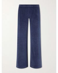 Suzie Kondi - Lito Cotton-Blend Terry Wide-Leg Pants - Lyst