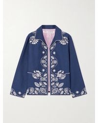 Alix Of Bohemia - Francis Harbor Embroidered Silk Jacket - Lyst