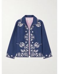 Alix Of Bohemia - Francis Harbor Embroidered Silk Jacket - Lyst