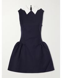 ShuShu/Tong - Patchwork Wool Mini Dress - Lyst