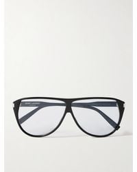 Saint Laurent - Aviator-Style Acetate Sunglasses - Lyst