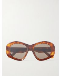 Loewe - Anagram Round-Frame Acetate Sunglasses - Lyst