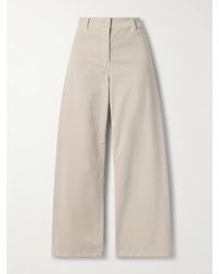 Nili Lotan - Megan Cotton-Blend Corduroy Wide-Leg Pants - Lyst