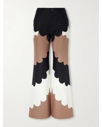 Alix Of Bohemia - Bunny Cedar Patchworked Silk Flared Pants - Lyst