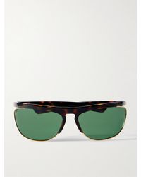 Bottega Veneta - Cat-Eye Tortoiseshell Acetate And-Tone Sunglasses - Lyst