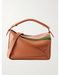 Loewe - Puzzle Layers Small Leather Shoulder Bag - Lyst