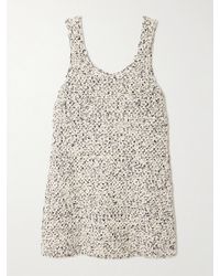 LIBEROWE - Bouclé-Knit Mini Dress - Lyst