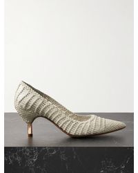 Gabriela Hearst - Andres Woven Leather Pumps - Lyst