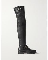 Jimmy Choo - Biker Ii Leather Over-The-Knee Boots - Lyst