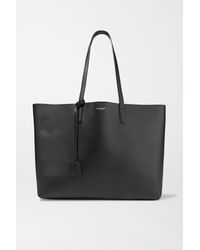 ysl leather shopping bag